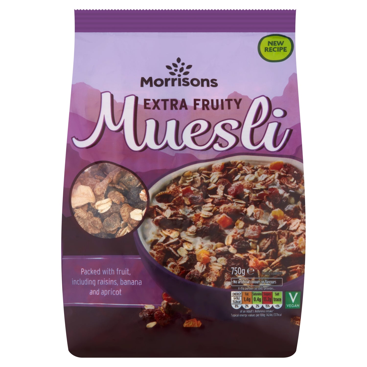 Morrisons Extra Fruity Muesli 750g