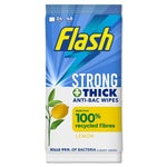 Flash Strong & Thick Cleaning Wipes Lemon 24pk