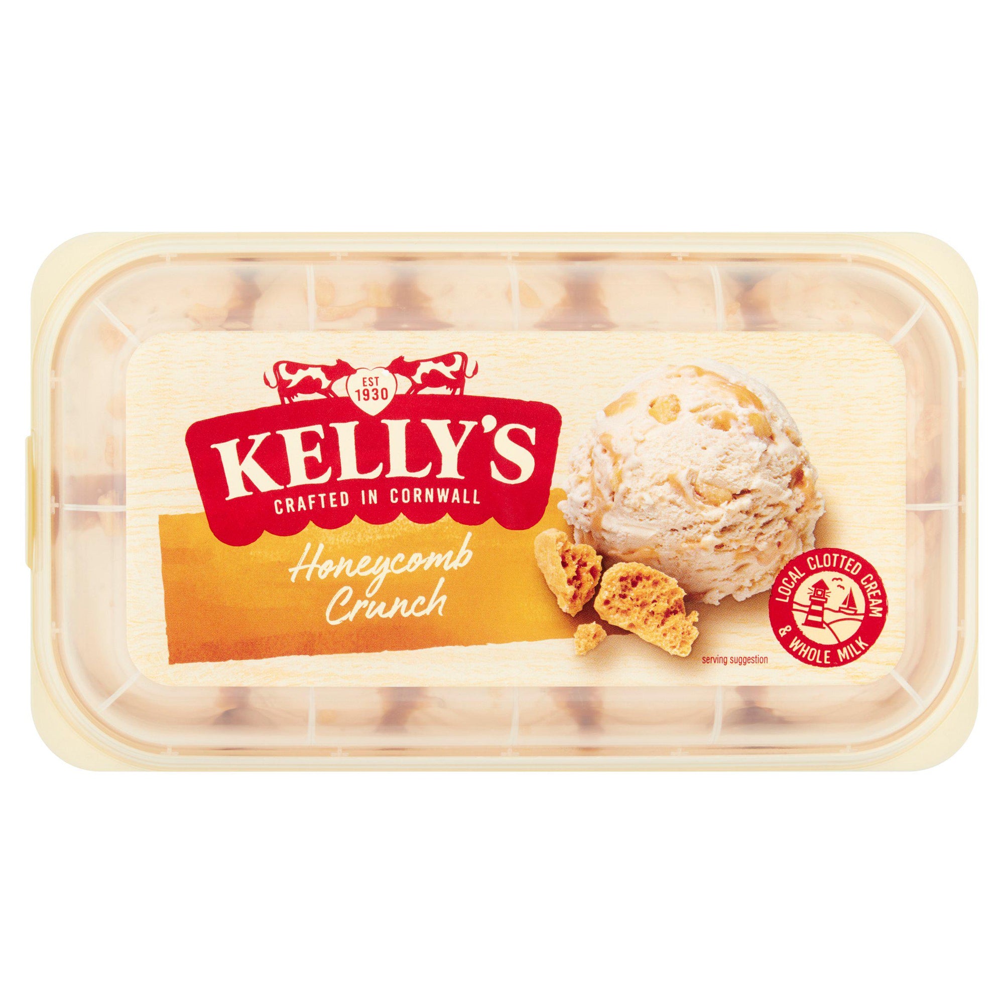 Kellys Honeycomb Ice Cream 950ml