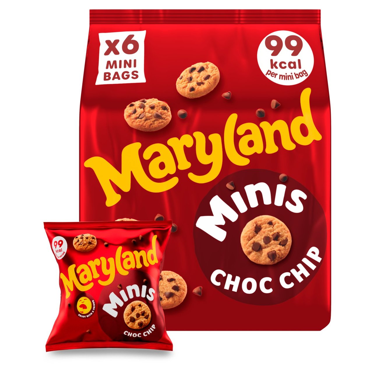 Maryland Minis Choc Chip Cookies 6pk*