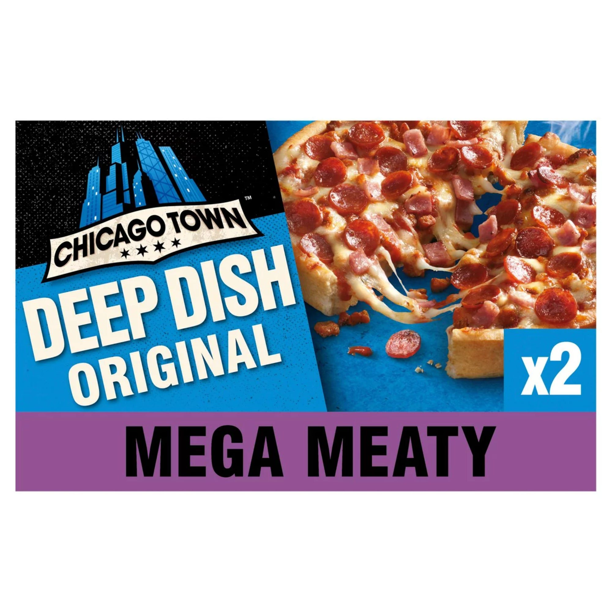 Chicago Town Fully Loaded Deep Dish Mega Meaty  314g