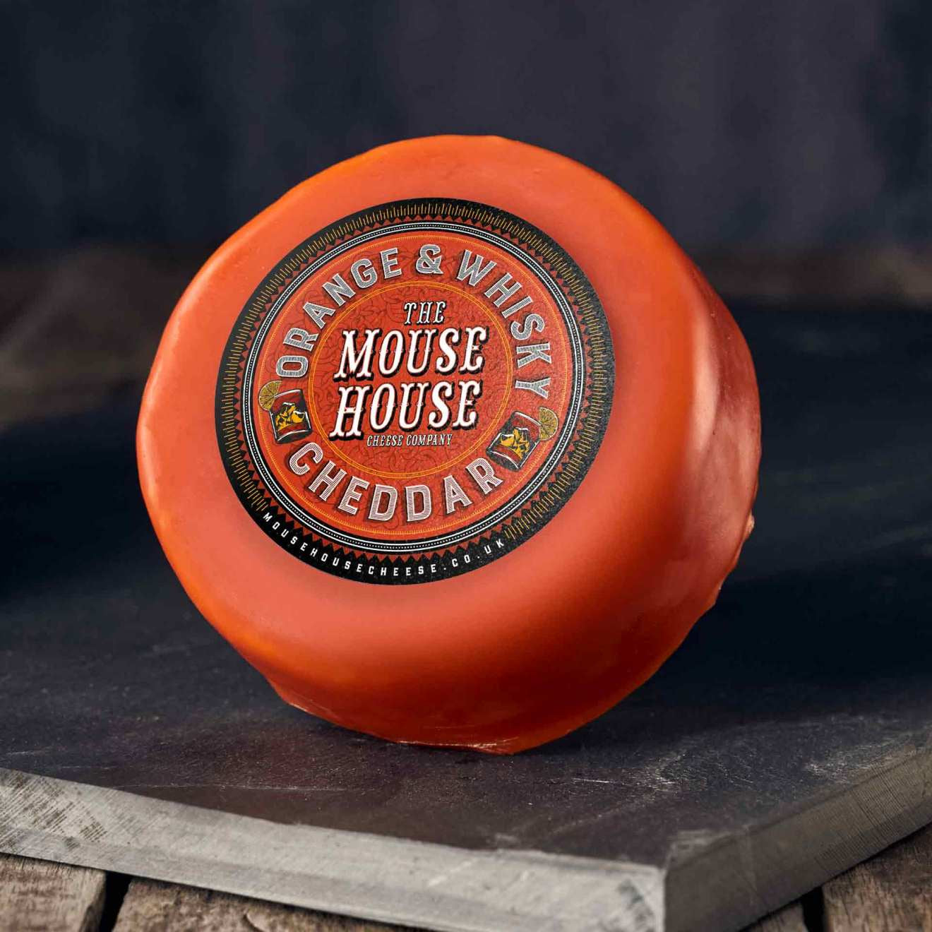 The Mouse House Orange & Whisky Cheddar – 200g