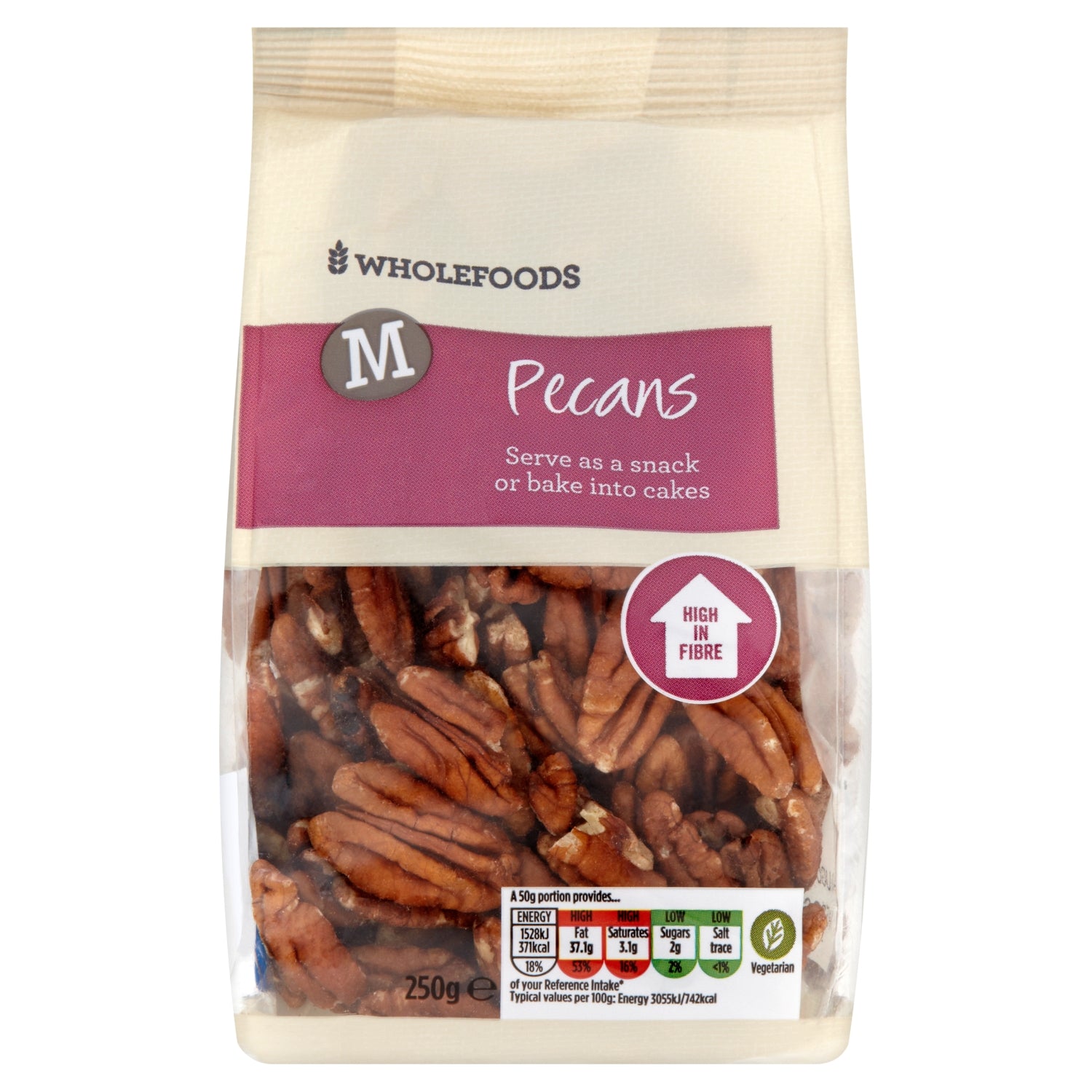 Morrisons Pecan Nuts 250g