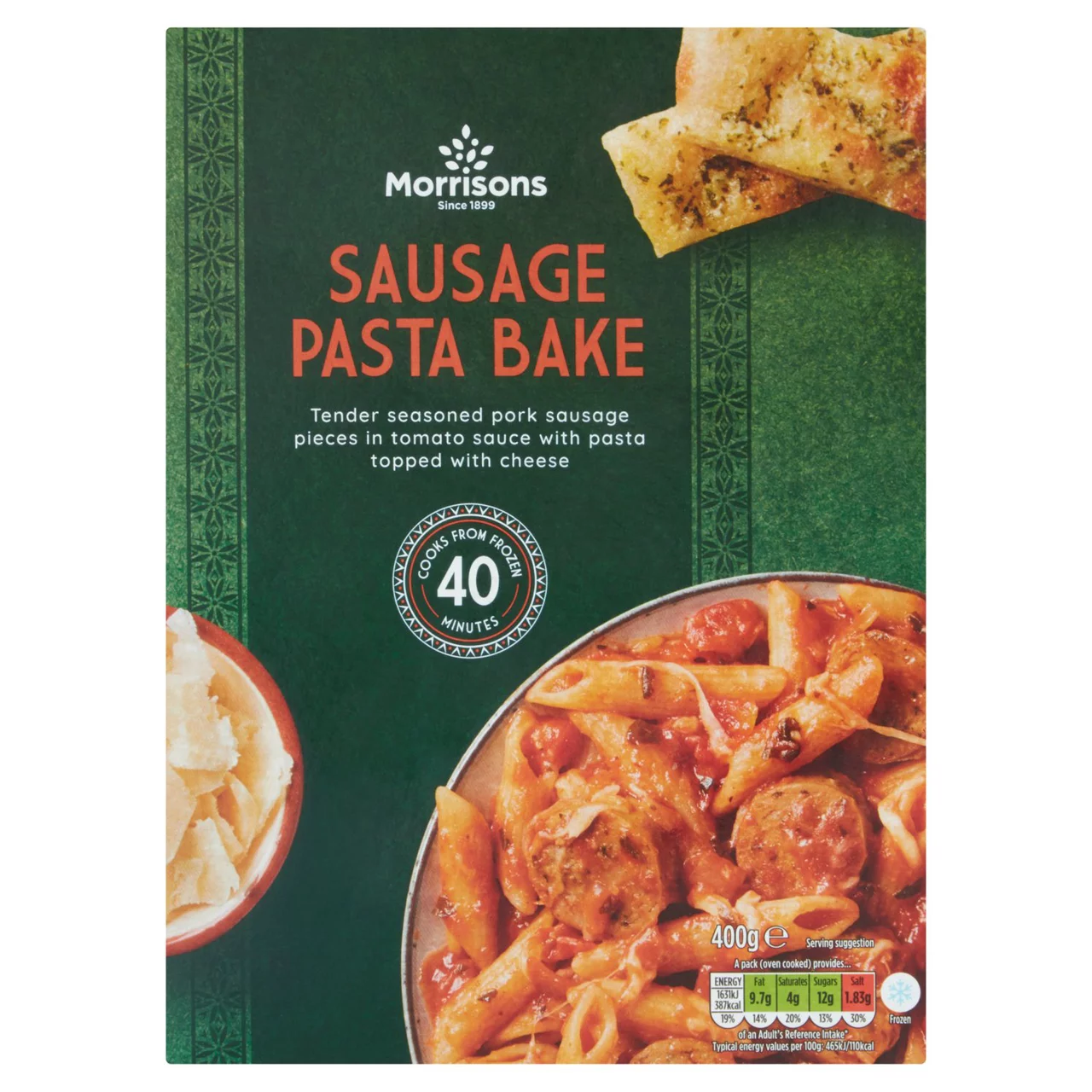 Morrisons Italian Sausage Pasta Bake 400g