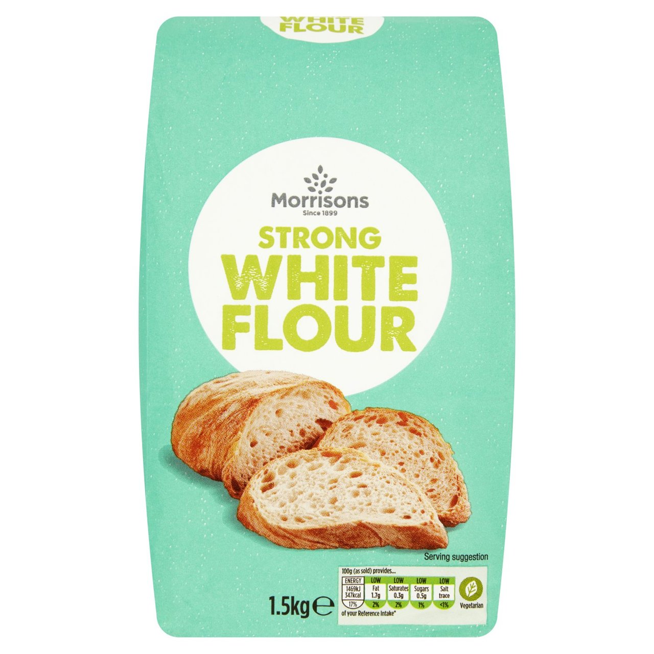 Morrisons Strong White Flour 1.5kg