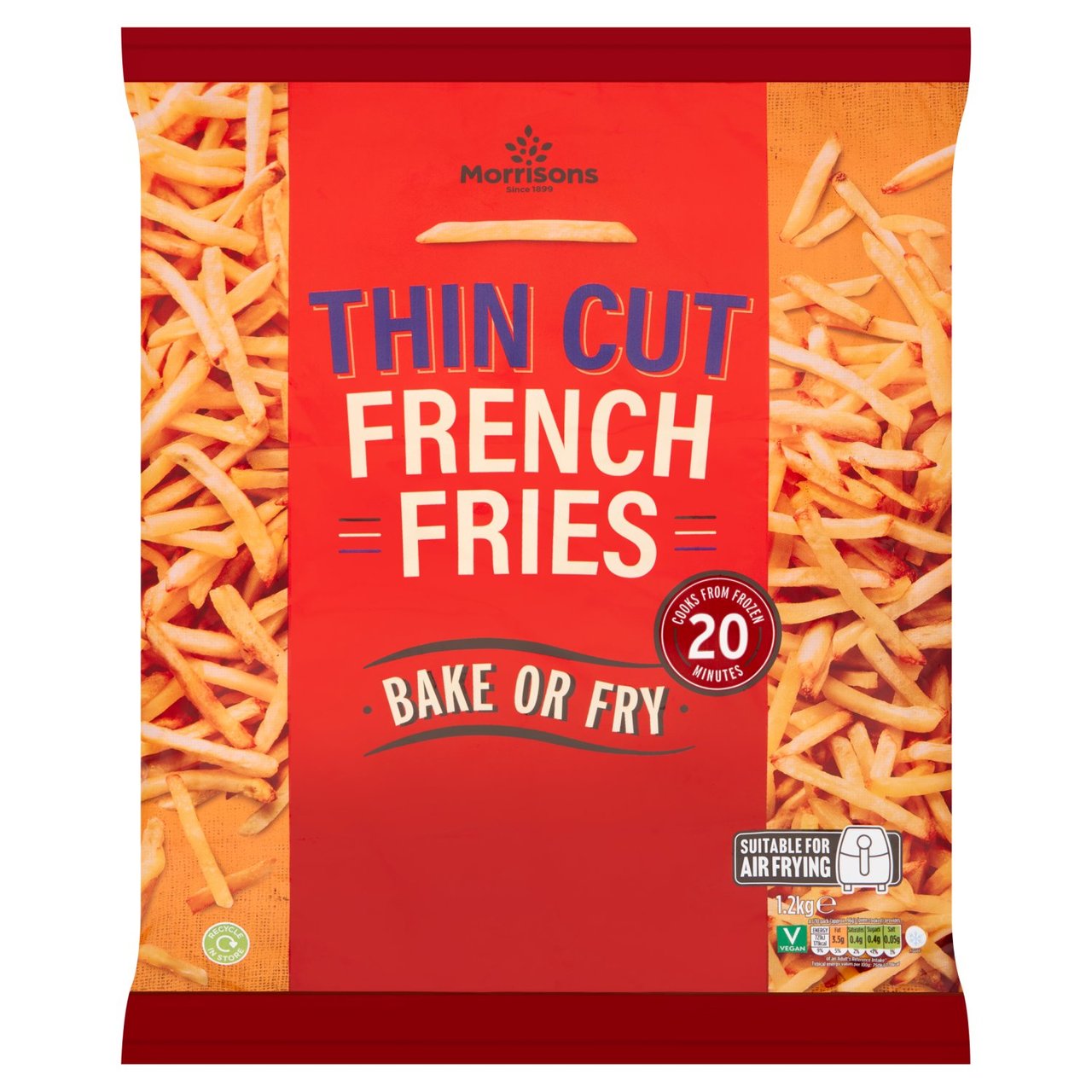 Morrisons Thin Cut French Fries 1.2kg