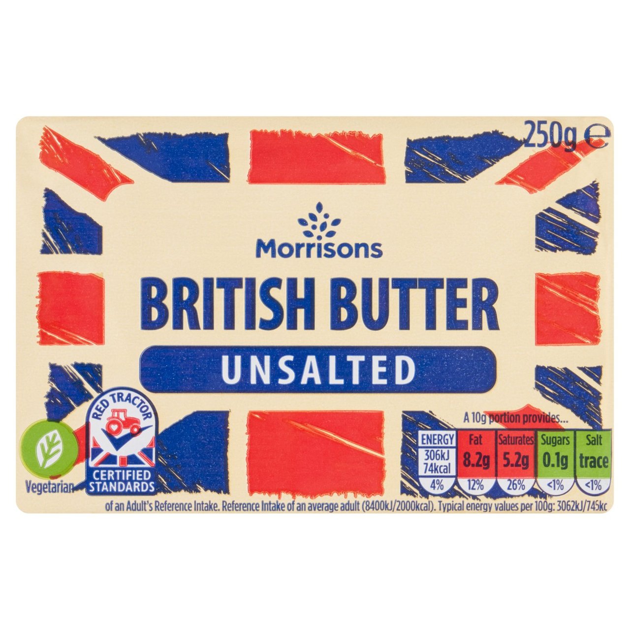 Morrisons Butter Unsalted 250g