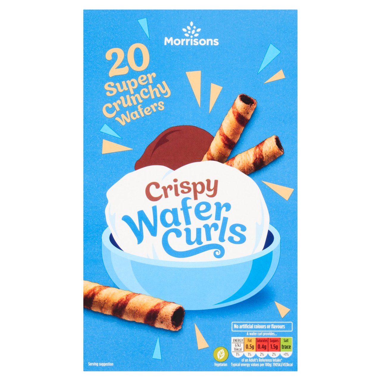 Morrisons Wafer Curls 20pk