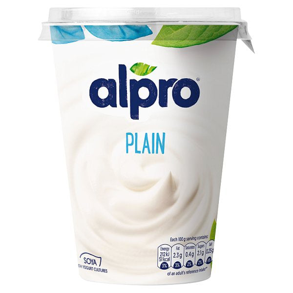 Alpro Plain Soya Yoghurt 500g (4971871174715)