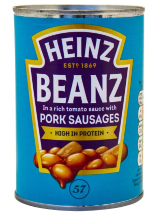 Heinz Baked Beans And Sausages 415g.* (5111343087675)