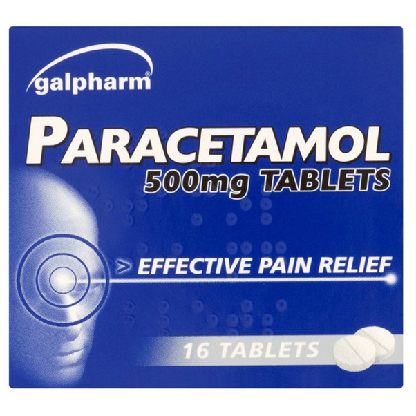 Galpharm Paracetamol Tablets 500mg 16pk (5101553319995)