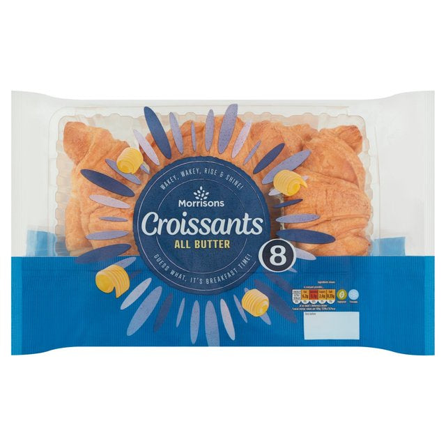 Morrisons 8 All Butter Croissants