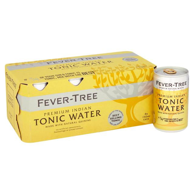 Fever Tree Indian 150ml Tonic Water Pk 8 (4974438187067)