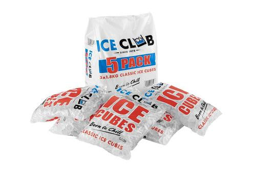 Ice Club Ice Cubes 5 x 1.8kg