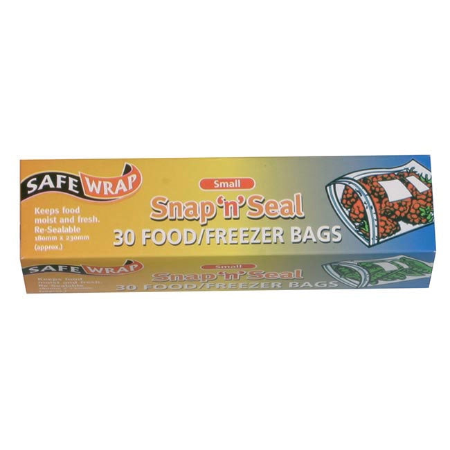 Safewrap 30 Snap & Seal Bag 7x9'' (4979861028923)