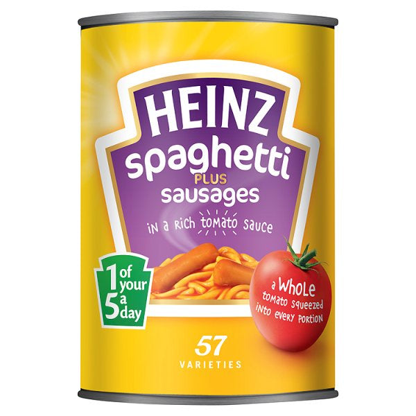 Heinz Spaghetti & Sausages 400g (4979208060987)