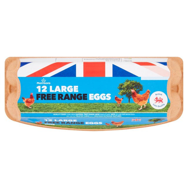 Morrisons Large Free Range Eggs 12pk