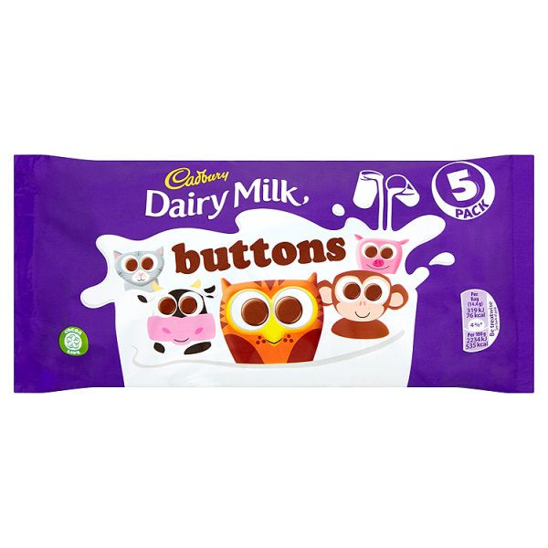 Cadbury Dairy Milk Buttons 5pk (4976628203579)