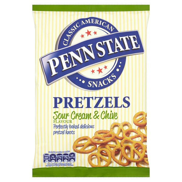 Penn State Sour Cream & Chives Pretzels 175g (4979323535419)