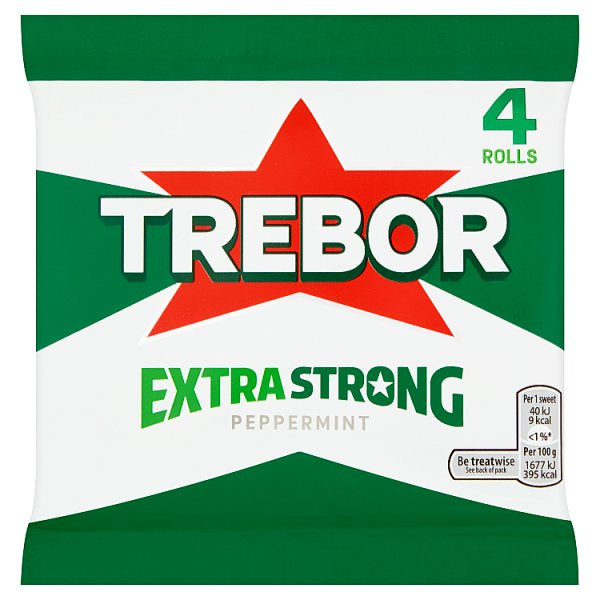 Trebor Extra Strong Peppermint 4 pk (4979298926651)