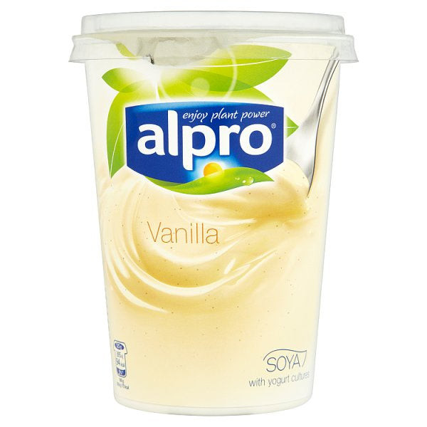 Alpro Vanilla Soya Yoghurt 500g (4971871404091)