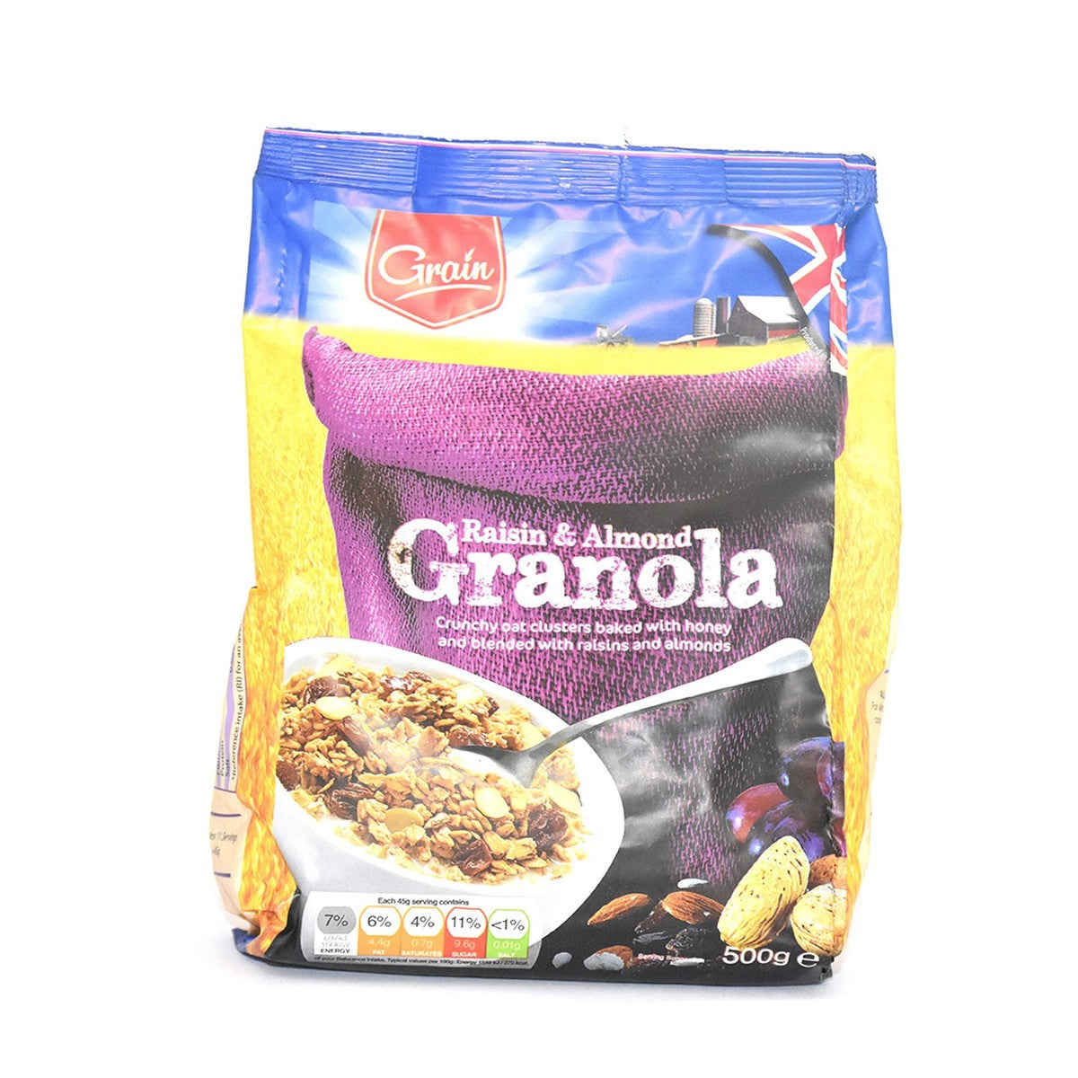 Grain Raisin & Almond Granola 500g (4979350503483)