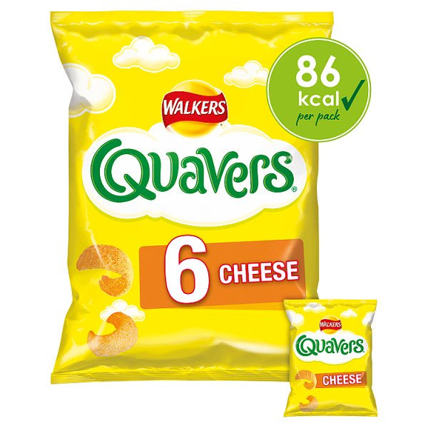 Quavers Cheese Crisps 6 x 16g