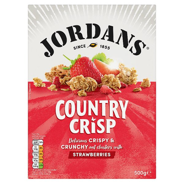 Jordans Country Crisp With Sun Ripe Strawberries 500g