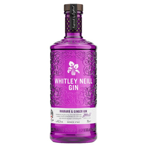 Whitley Neill Rhubarb & Ginger Gin 70cl 41.3%
