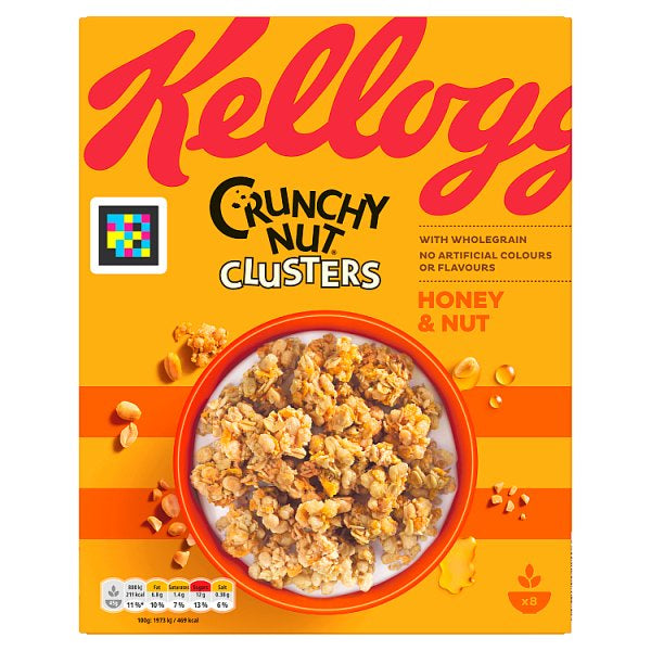 Kelloggs Crunchy Nut Honey & Nut Clusters 400g