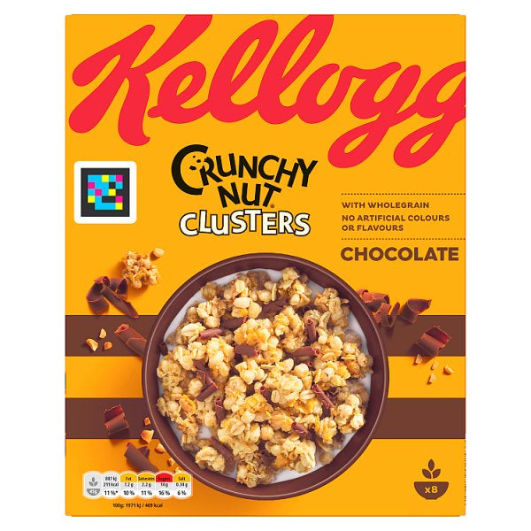 Kelloggs Crunchy Nut Chocolate Clusters 400g