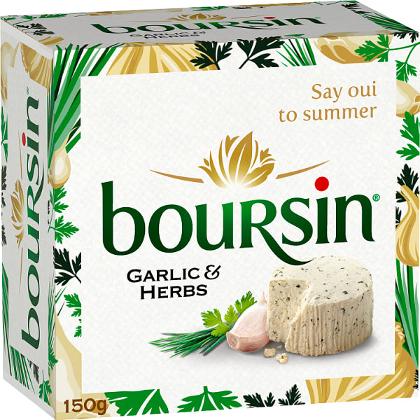 Boursin Garlic & Herbs French Cheese 150g (4971873370171)
