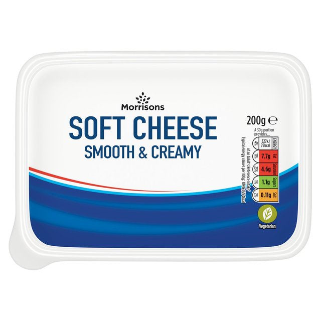 Morrisons Full Fat Plain Soft Cheese 200g