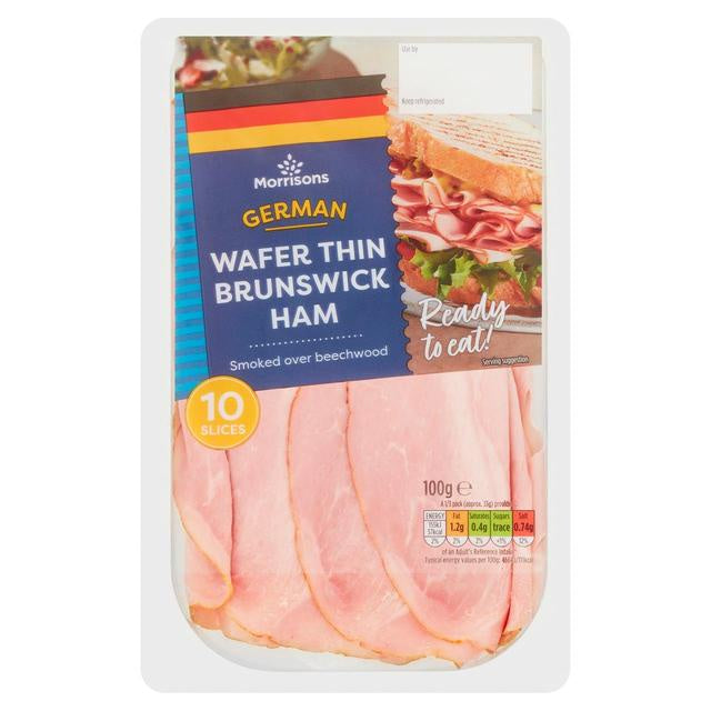 Morrisons Brunswick Wafer Thin Ham 100g