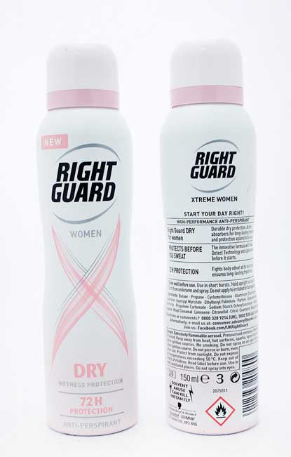 Right Guard Womens Dry Xtreme Deodrant 150ml (4983196647483)
