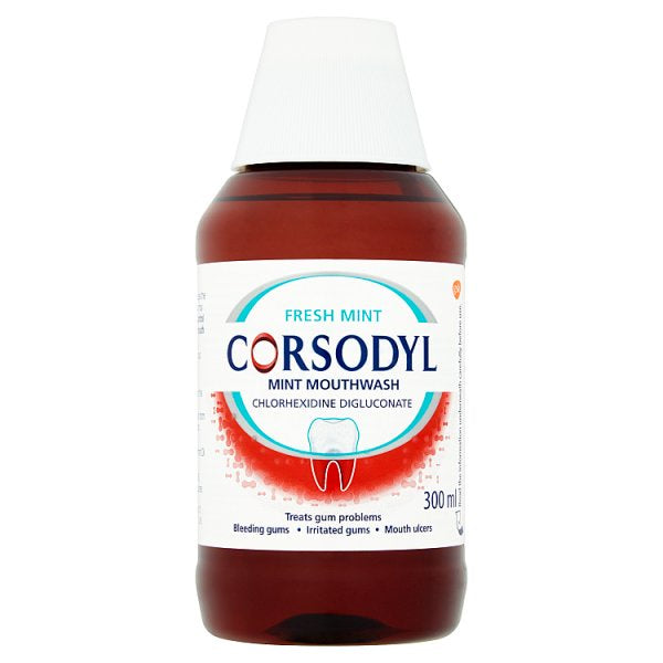 Corsodyl Mint Mouthwash 300ml (4983191502907)