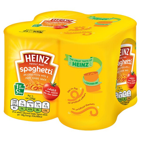Heinz Spaghetti 400g 4pk. (4979208159291)