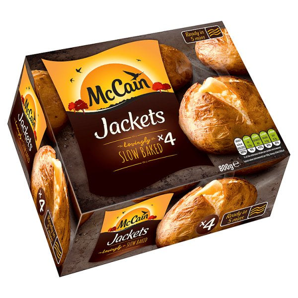 McCain Ready Baked Jacket Potatoes 4 pk (4974594719803)