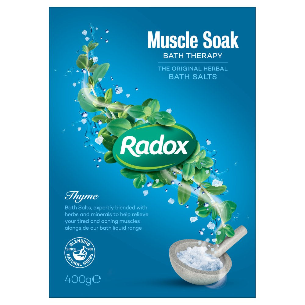 Radox Muscle Soak Bath Salts 400g (4983216668731)