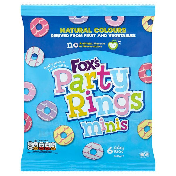 Fox's Party Rings Mini 6 pk (4979307708475)