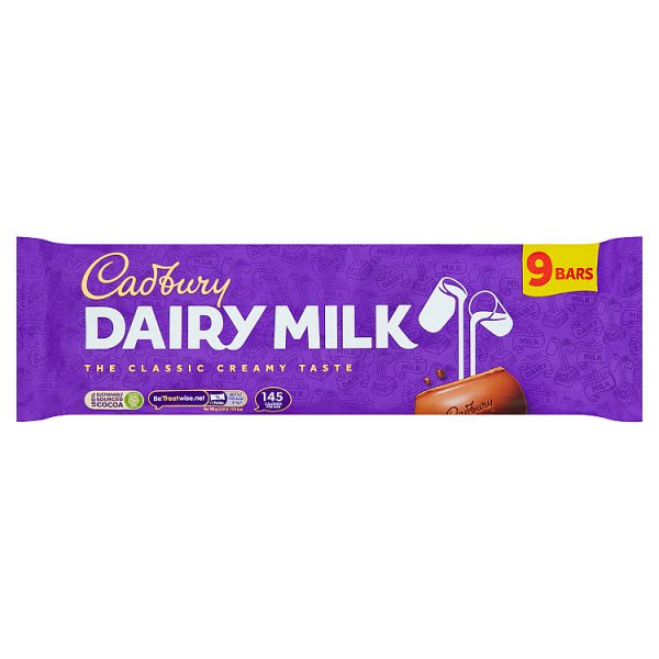 Cadbury Dairy Milk 9pk.*