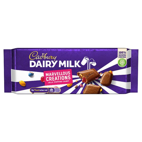 Cadbury Dairy Milk Marvellous Creations Jelly Popping Candy 160g