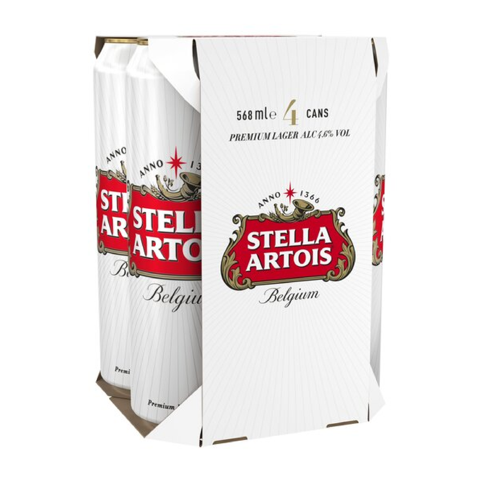 Stella Artois 4 x 568ml 4.6%