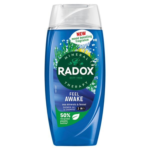 Radox Feel Awake Mood Boosting 2-In-1 Shower Gel & Shampoo 225ml