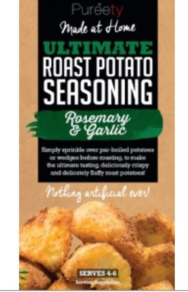 Pureety Roast Potato Seasoning Rosemary & Garlic 40g (5004700614715)