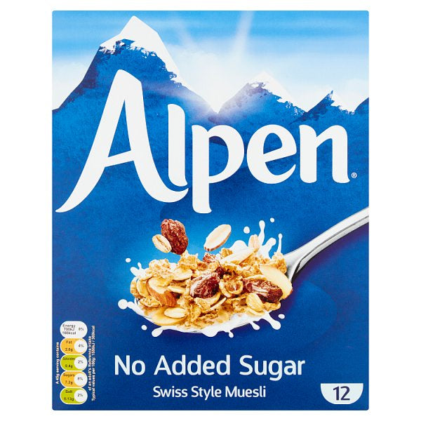 Alpen Museli No Added Sugar 550g (4976585113659)