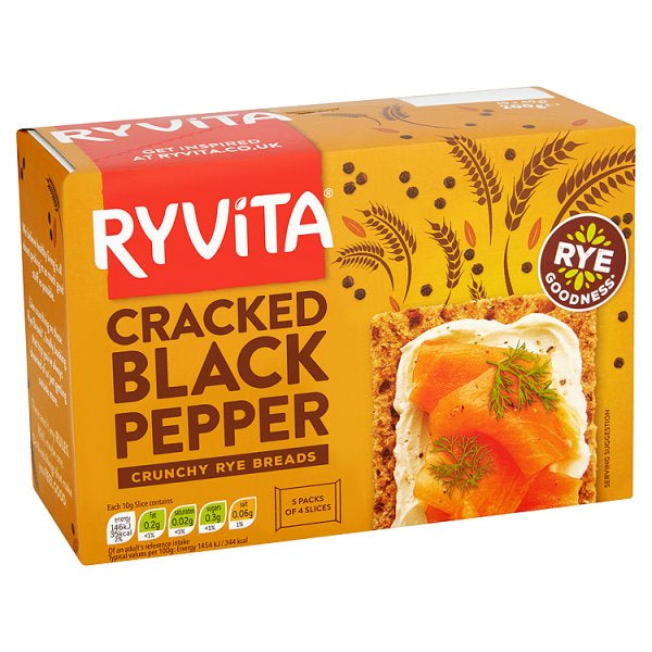 Ryvita Cracked Black Pepper 200g (4979325599803)