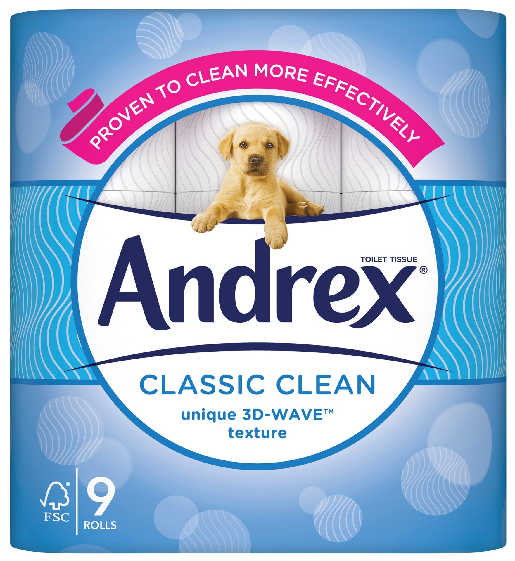 Andrex Classic Toilet Tissue 9pk*