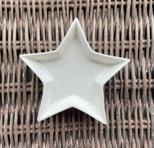 Ceramic Star Trinket Dish 18cm