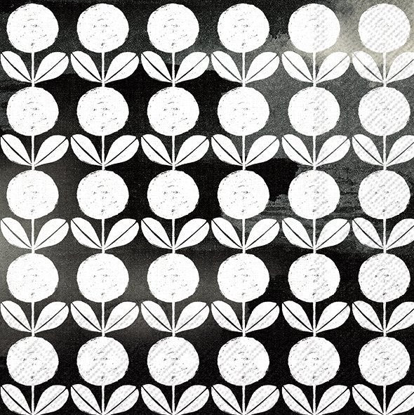 All About Black and White 1 Lunch Napkins